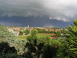 Skyline of Dornstadt