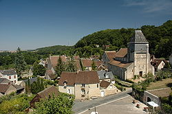 Skyline of Lavardin