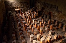 Hypocaust of heated room