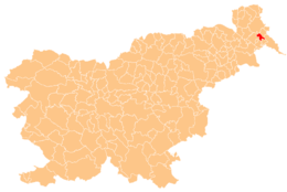 Turnišče – Mappa