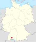 Localização de Tuttlingen na Alemanha