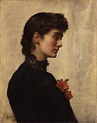 Portret van Marian Collier, 1883, National Portrait Gallery, Londen