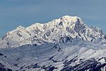 Le mont Blanc.