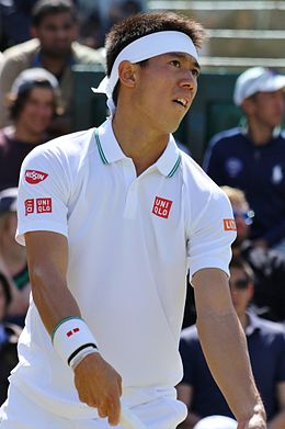 Kei Nišikori ve Wimbledonu 2016