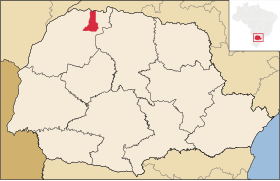 Location of Paranavaí