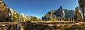 Sentinel Rock (right) in Yosemite Valley. (camera pointed east)