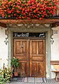 Epiphany door chalking in Sexten, Italy