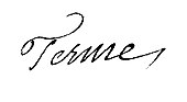 signature de Jean-Joseph Terme