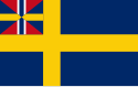 Vlag van Zweden in de Unie tussen Zweden en Noorwegen (1844–1905)