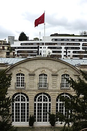 Vue de la mission diplomatique