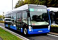 Un bus électrique Alstom NTL Aptis au Busworld 2017 de Courtrai, en Belgique.