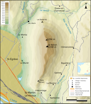 Carte topographique.