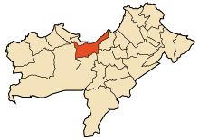 瓦赫蘭市於瓦赫蘭省位置圖