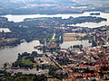 Veduta aerea del Castello di Schwerin