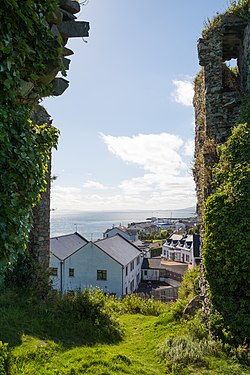 Greencastle and Lough Foyle from the castle