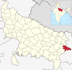 India Uttar Pradesh districts 2012 Ballia.svg