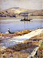 James Paterson, Kippford Waiting For The Tide (1913)