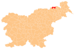 The location of the Municipality of Šentilj