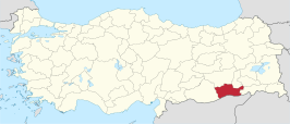 Kaart van Mardin