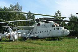 Egy Mi–6 helikopter az Orosz Légierő Központi Múzeumában, Monyinóban