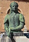 Estátua de Maria de Luna, na igreja de St. Martin, em Segorbe.