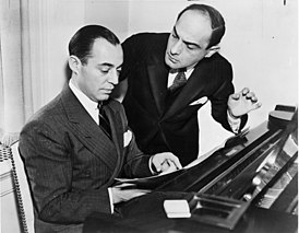 Харт (справа) и Ричард Роджерс, 1936 г.