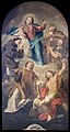 Madonna und Kind mit den Hl. Antonius, Joseph, Jakob, Lorenz und Sebastian, 1764, Öl auf Leinwand, San Giacomo dall'Orio, Venedig
