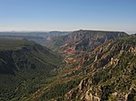 Sycamore Canyon viewed from Barney Pasture.