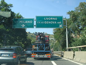 Image illustrative de l’article Autoroute A7 (Italie)