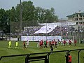 Tifosi dell'AC Legnano il 13 maggio 2007 allo stadio Giovanni Mari