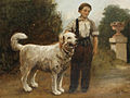 Un garçon et son chien (1860)