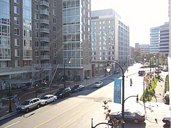 Downtown Silver Spring's Wayne Avenue, in October 2007.