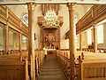 Kanzel-Orgel-Altar in der Stadtkirche in Remscheid-Lennep