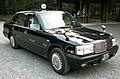 国際自動車のタクシー（黒色） （車種：クラウンセダン）