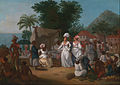 Image 21A linen market in the British West Indies, circa 1780 (from History of the Caribbean)