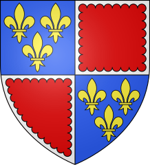 Dessin en couleur d'un blason.