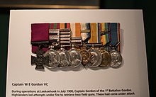 Display of Gordon's awards