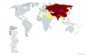 Carte de l'organisation