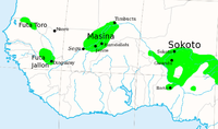 Fulani Jihad States of غرب أفريقيا, حوالي 1830