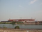 建设中的体育场，2012年10月