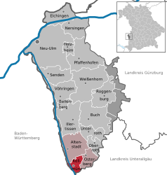 Kellmünz an der Iller – Mappa