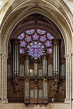 Gran organo en la catedral de Laon, Francia