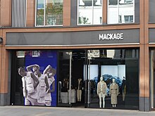 Mackage, Sloane Street, London, 2022