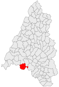 Location of Olcea