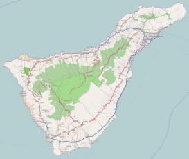 Cordillera Dorsal ubicada en Tenerife