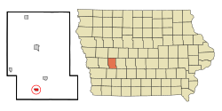 Vị trí trong Quận Audubon, Iowa