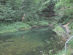 Source of the Ain river