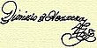 Signature de Dionisio Herrera