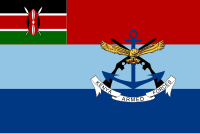 Drapeau des Forces de défense du Kenya