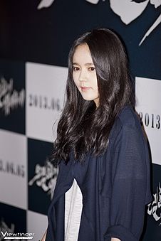 Han Ga-in bei der Premiere von „Secretly, Greatly“ (2013).